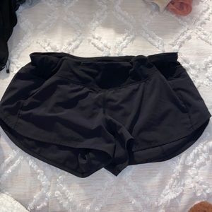 LULULEMON speed up shorts
